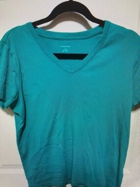 Turquoise v neck